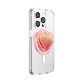 Foto 2 | Foto 2 | Empuñadura Para Teléfono Popsockets Magsafe Con Soporte En Forma De Corazón Rosa - Venta Internacional.