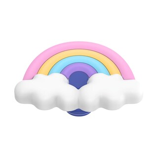 Foto 4 | Foto 4 | Soporte Popsockets Popoout Rainbow Fluff Para Teléfono - Venta Internacional.