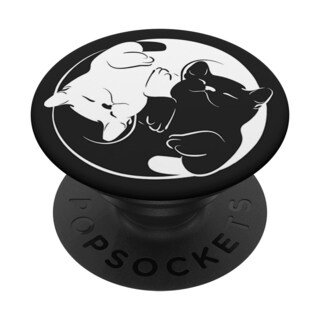 Foto 1 | Foto 1 | Popsockets Popgrip Bonito Diseño De Gatos Yin Yang Para Teléfonos Y Tabletas - Venta Internacional.