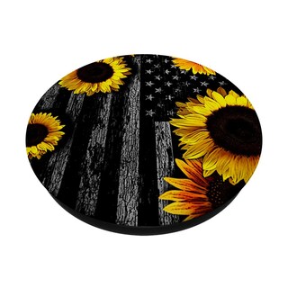 Foto 2 | Foto 2 | Popsockets Popgrip Con Diseño De Girasoles Con Bandera Estadounidense Para Teléfonos Y Tabletas - Venta Internacional.