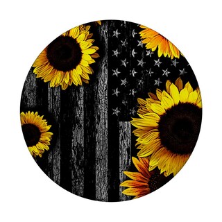 Foto 3 | Foto 3 | Popsockets Popgrip Con Diseño De Girasoles Con Bandera Estadounidense Para Teléfonos Y Tabletas - Venta Internacional.