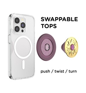 Foto 4 | Foto 4 | Phone Grip Popsockets Para Iphone Magsafe Con Soporte Color Malva - Venta Internacional.