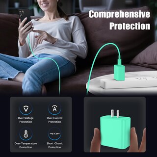 Foto 4 | Foto 4 | Cargador Essri Usb C De 45 W Para Samsung Galaxy S24 Ultra Green Paquete De 3 - Venta Internacional.