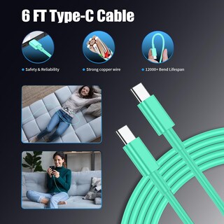 Foto 5 | Foto 5 | Cargador Essri Usb C De 45 W Para Samsung Galaxy S24 Ultra Green Paquete De 3 - Venta Internacional.