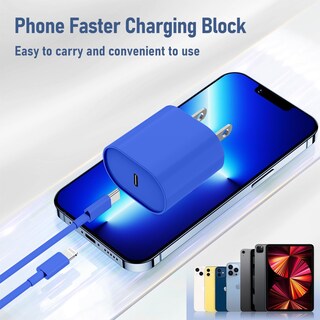 Foto 2 | Foto 2 | Cargador Rápido Essri Usb C De 20 W Para Iphone 14/13/12 Con Paquete De 2 Unidades De 6 Pies - Venta Internacional.