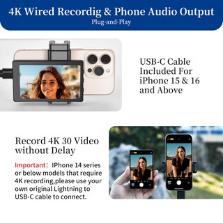 Foto 4 | Foto 4 | Pantalla De Monitor De Selfies Con Vlog De Teléfono Omnimaster Para Iphone Y Android - Venta Internacional.