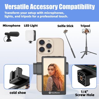 Foto 7 | Foto 7 | Pantalla De Monitor De Selfies Con Vlog De Teléfono Omnimaster Para Iphone Y Android - Venta Internacional.