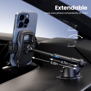 Foto 4 | Foto 4 | Soporte Para Teléfono De Coche Bivicvvu 4 8 A 7 Pulgadas Soporte De Succión Ajustable En 360° - Venta Internacional.