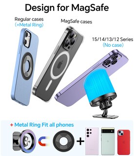 Foto 6 | Foto 6 | Soporte Para Teléfono De Coche Kaistyle Magsafe Con Ventilación Rotación De 360° - Venta Internacional.