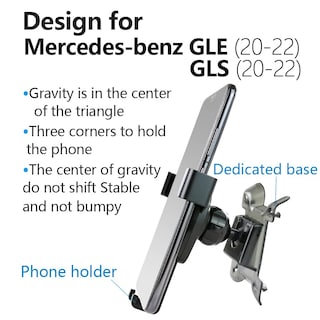 Foto 6 | Foto 6 | Soporte De Teléfono De Coche Lunqin Para Mercedes Benz Gle Gls 2020-25 - Venta Internacional.