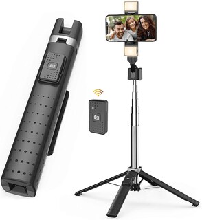 Foto 5 | Foto 5 | Trípode Selfie Stick Sanyaa De 41 Pulgadas Con Luz De Relleno Para Iphone Y Android - Venta Internacional.