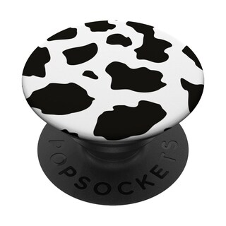 Foto 1 | Foto 1 | Bonito Diseño Popgrip Con Estampado De Vaca En Blanco Y Negro - Venta Internacional.