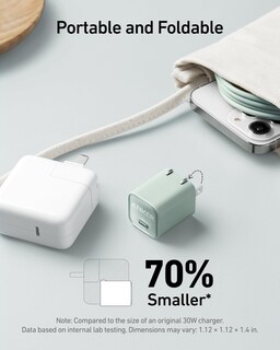 Foto 4 | Foto 4 | Cargador Anker Nano 30w Usb C Gan Piq 3.0 Para Iphone Verde - Venta Internacional.