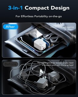 Foto 6 | Foto 6 | Cargador De Pared Uponsz Pd Fast De 40 W Con Cable Retráctil Tipo C - Venta Internacional.