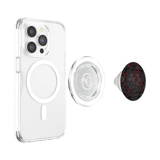 Foto 3 | Foto 3 | Cell Phone Grip 24-7-365 Cool Grip Rojo Negro Hexágono - Venta Internacional.