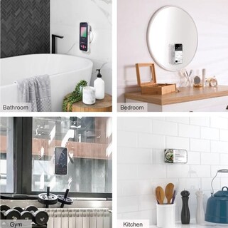 Foto 6 | Foto 6 | Soporte Para Teléfono Popsockets Con Succión Multisuperficie Negro - Venta Internacional.