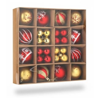 Foto 1 | Foto 1 | Esferas Navideñas De Cm-top 44 Piezas De 6cm Y 3cm