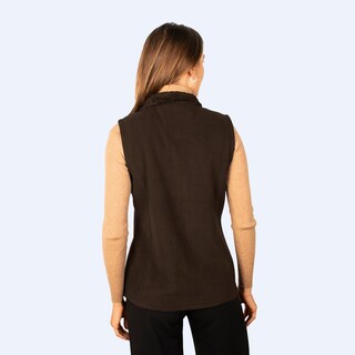 Foto 5 | Foto 5 | Chaleco De Fleece Para Mujer Con Forro De Fur Greenlander Cafe