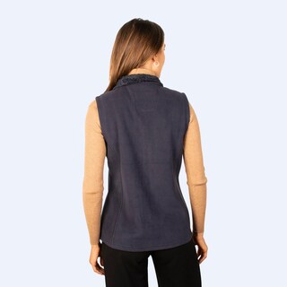 Foto 5 | Foto 5 | Chaleco De Fleece Para Mujer Con Forro De Fur Greenlander Azul Marino