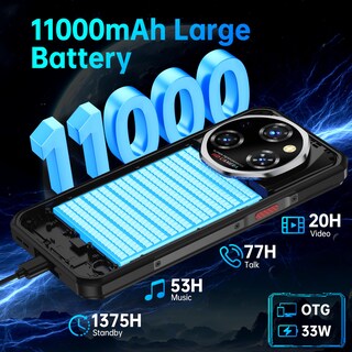 Foto 3 | Foto 3 | Smartphone Oukitel Wp55 36 Gb 256 Gb 11000 Mah Android 15 110 V - Venta Internacional.