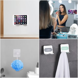 Foto 7 | Foto 7 | Soporte De Teléfono Okelon  Soporte De Pared Portátil Para Ducha  Para Teléfono - Venta Internacional.