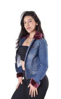 Foto 4 | Foto 4 | Chamarra De Mezclilla Para Mujer Sea Brazil