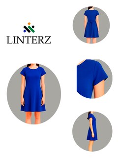 Foto 6 | Foto 6 | Vestido Linterz Samara Azul para Mujer