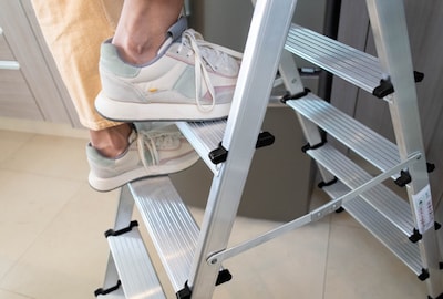 Foto 5 | Foto 5 | Escalera Plegable Gila 2 Peldaños