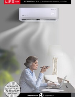 Foto 2 | Foto 2 | Mini Split On/off Life12 Plus Blanco Solo Frío 18000 Btu 220 V R410a 12 Seer Series