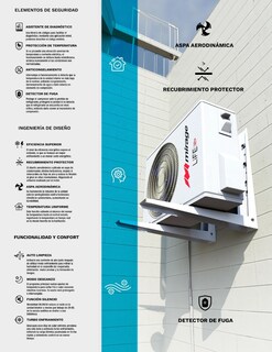 Foto 4 | Foto 4 | Mini Split On/off Life12 Plus Blanco Solo Frío 18000 Btu 220 V R410a 12 Seer Series