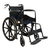 Silla De Ruedas Plegable Tradicional Todo Terreno Para Adulto Soporte De Hasta 110kg Ultra Ligera Llanta Tipo Mac