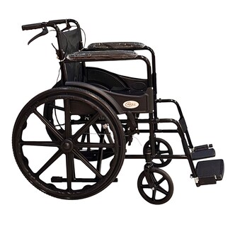 Foto 8 | Foto 8 | Silla De Ruedas Plegable Tradicional Todo Terreno Para Adulto Soporte De Hasta 110kg Ultra Ligera Llanta Tipo Mac