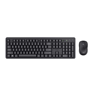 Foto 1 | Foto 1 | Kit Teclado Y Mouse Trust Ody Ii Inalambrico Silencioso Mouse Negro Teclado Negro