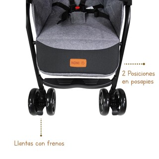 Foto 5 | Foto 5 | Carriola De Paseo Compacta Ultraligera Noni Is-555b (gris)