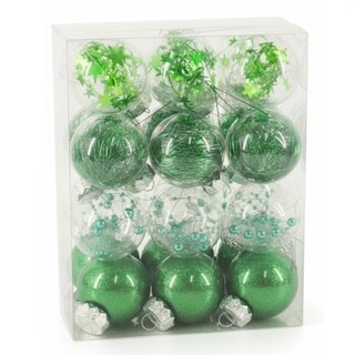 Foto 1 | Foto 1 | Esferas Navideñas De Cm-top 24 Piezas De 6cm De Color Verde