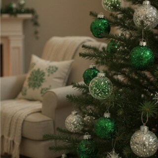Foto 3 | Foto 3 | Esferas Navideñas De Cm-top 24 Piezas De 6cm De Color Verde