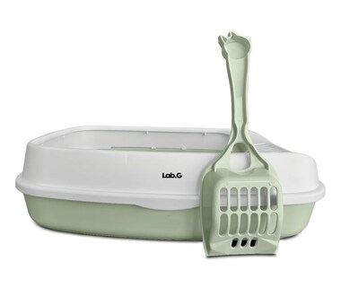 Foto 3 | Foto 3 | Arenero Grande Para Gato + Pala Verde Con Blanco