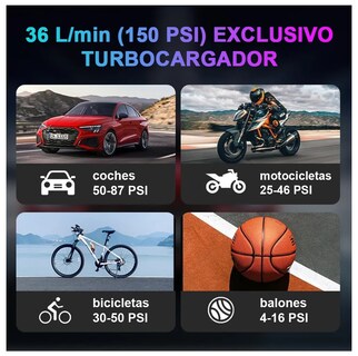 Foto 4 | Foto 4 | ''cargador Arrancador De Baterías 12v Auto Compresor Portátil Negro ''
