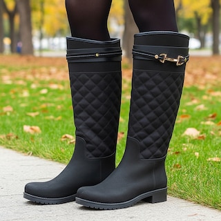 Foto 6 | Foto 6 | Bota De Lluvia Para Dama Ulän Salma 1510 Negro