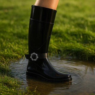 Foto 6 | Foto 6 | Bota De Lluvia Impermeable Para Dama Top Moda 4361