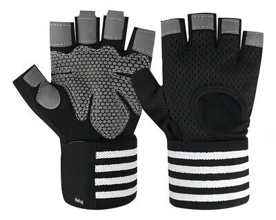 Foto 1 | Foto 1 | ''guantes Para Gym  Muñequeras Mujer Hombre Color Negro Talla M ''