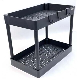 Foto 1 | Foto 1 | Organizador Multiusos Plástico 2 Niveles Eo Safe Imports Esi-21926 Negro
