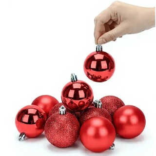 Foto 2 | Foto 2 | Esferas Navideñas De Cm-top 36 Piezas De 6cm De Color Rojo