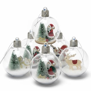 Foto 1 | Foto 1 | Esferas Navideñas De Cm-top 6 Piezas Con Luz Led