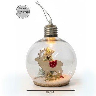 Foto 6 | Foto 6 | Esferas Navideñas De Cm-top 6 Piezas Con Luz Led