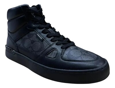 Foto 2 | Foto 2 | Tenis Coach De Bota Casual Monograma Logo Color Negro Para Hombre