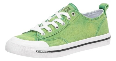 Foto 2 | Foto 2 | Tenis/sneakers Diesel S-athos Casual Color Verde Washed Denim Para Hombre