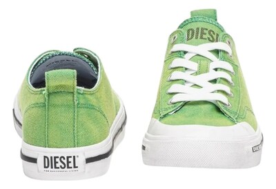 Foto 4 | Foto 4 | Tenis/sneakers Diesel S-athos Casual Color Verde Washed Denim Para Hombre