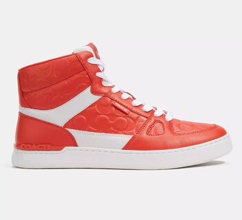 Foto 1 | Foto 1 | Tenis Coach De Bota Clip Court High Top Sneaker In Signature Para Hombre