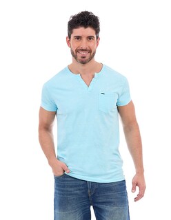 Foto 1 | Foto 1 | Playera Cuello V Buffalo David Bitton Blanco Para Hombre